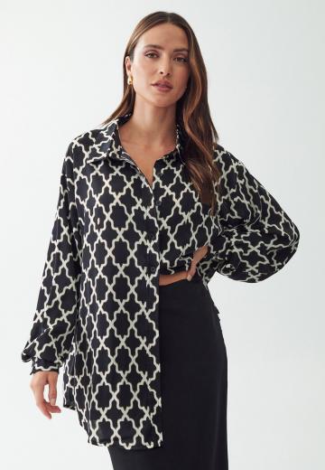 Длинная блузка