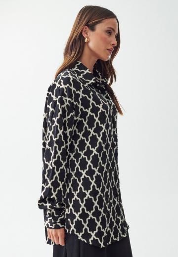 Длинная блузка