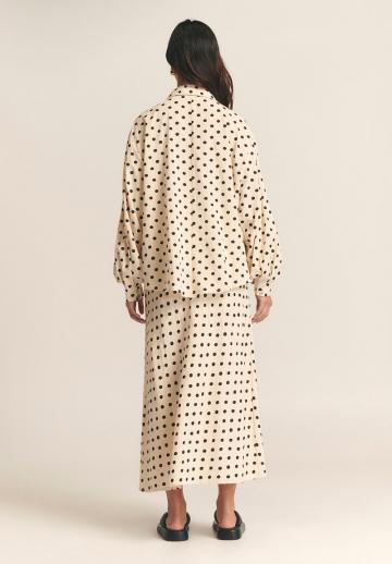 Юбка с накладными карманами