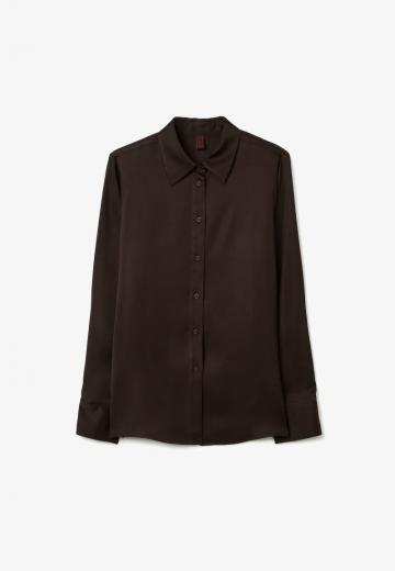 Атласная блузка