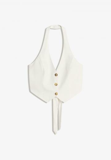 Джинсовая жилетка