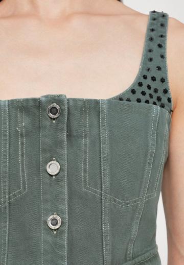 Джинсовая жилетка