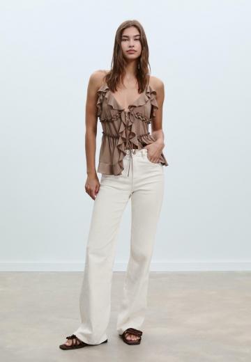 Прямые джинсы