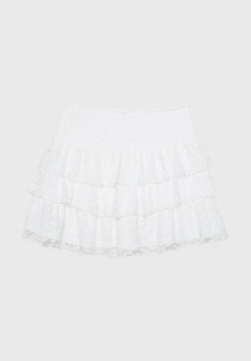 Юбка с воланами