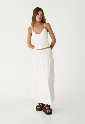 Юбка с воланами