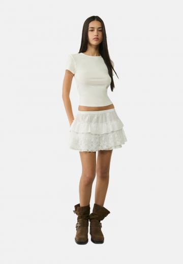 Юбка с воланами