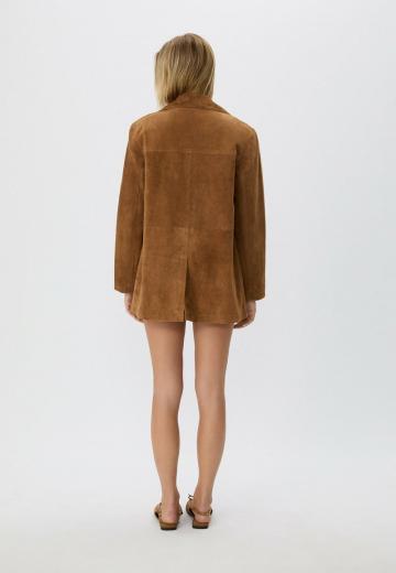 Кожаное пальто