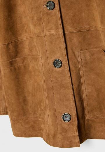 Кожаное пальто