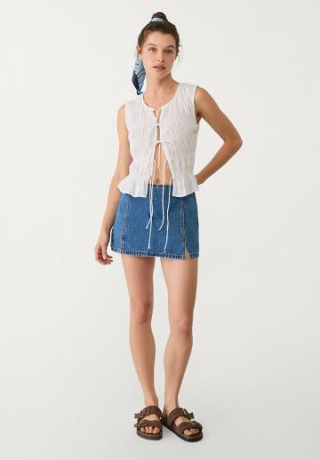 Джинсовая юбка