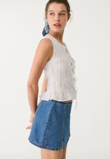 Джинсовая юбка