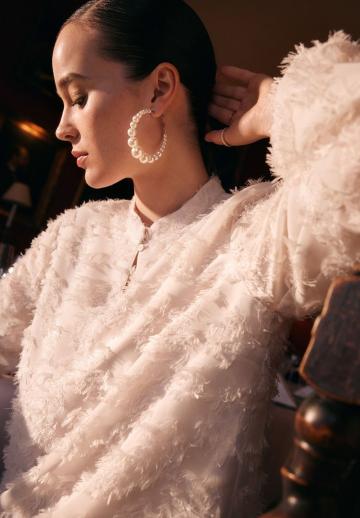 Кружевная блузка