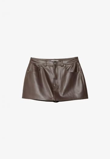 Кожаная юбка