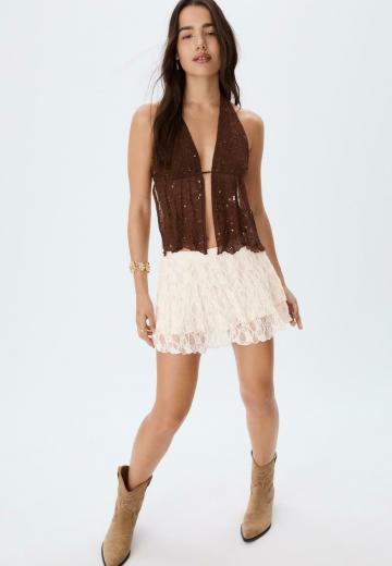 Юбка с воланами