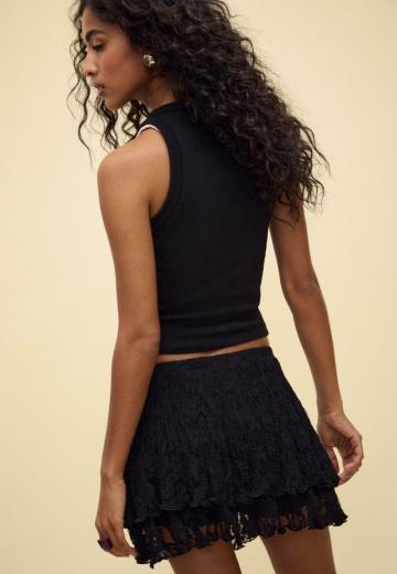 Юбка с воланами