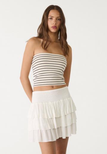Юбка с воланами