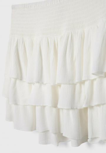 Юбка с воланами