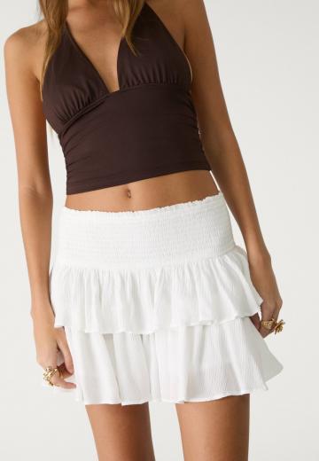 Юбка с воланами