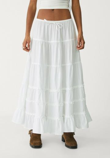 Юбка с воланами