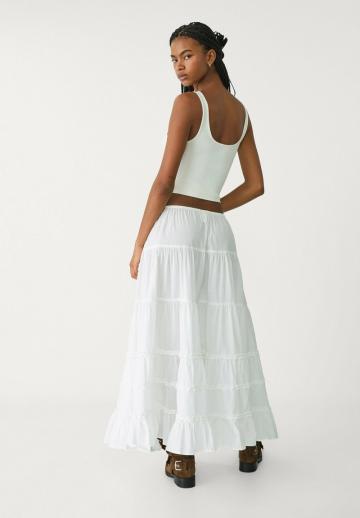 Юбка с воланами