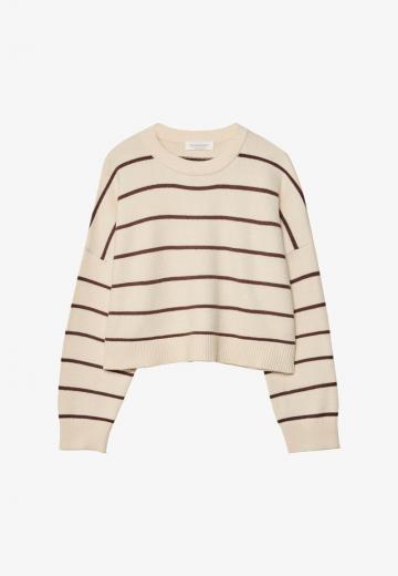 Пуловер в полоску