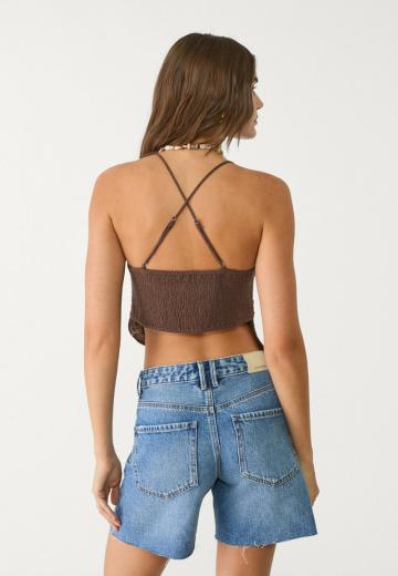 Топ на бретельках