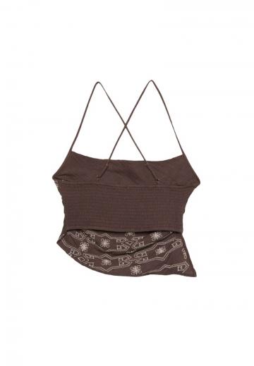 Топ на бретельках