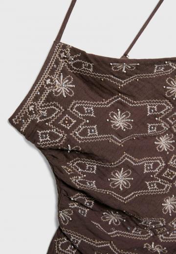 Топ на бретельках