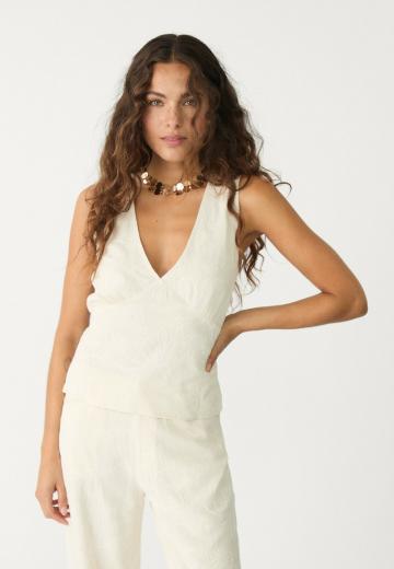 Блузка без рукавов