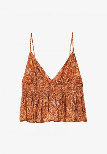 Топ на бретельках