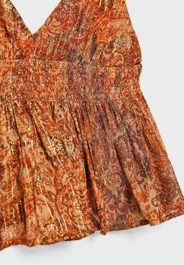 Топ на бретельках