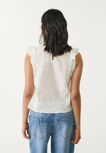 Блузка без рукавов