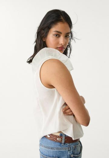 Блузка без рукавов