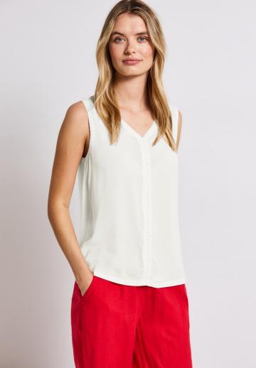 Блузка без рукавов