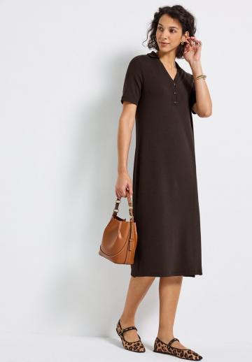 Вязаное платье