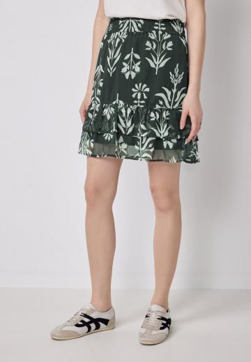 Юбка с воланами