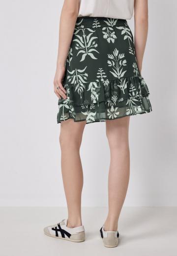 Юбка с воланами