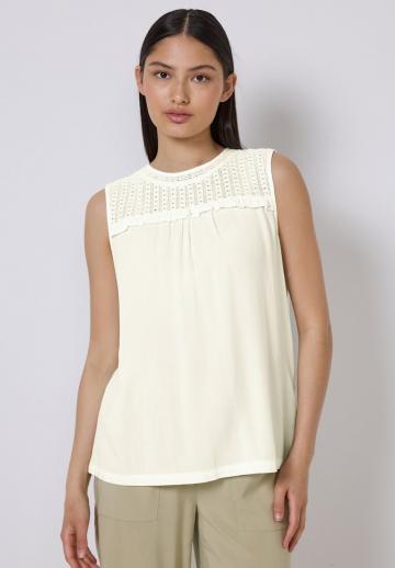 Блузка без рукавов