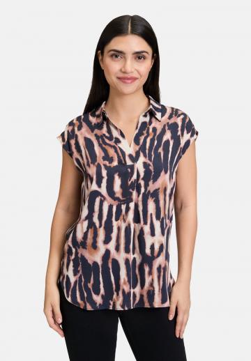 Атласная блузка