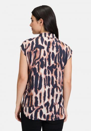 Атласная блузка