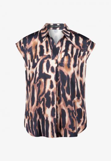 Атласная блузка