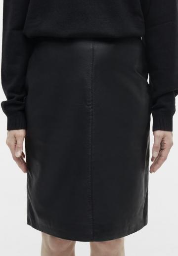 Кожаная юбка