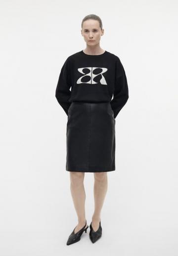 Кожаная юбка