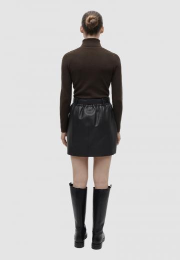 Кожаная юбка