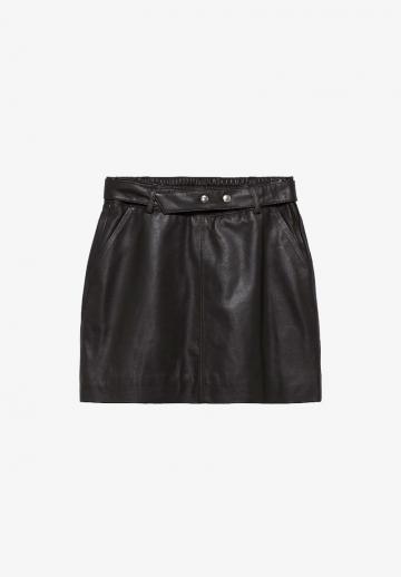 Кожаная юбка