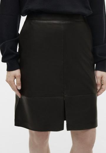 Кожаная юбка