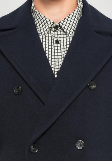 Шерстяное пальто