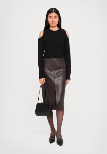 Кожаная юбка