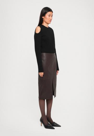 Кожаная юбка
