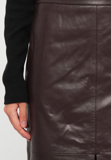 Кожаная юбка