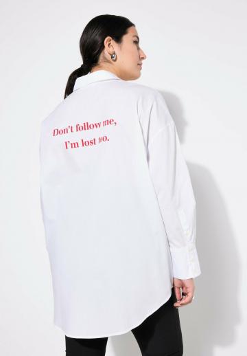 Длинная блузка